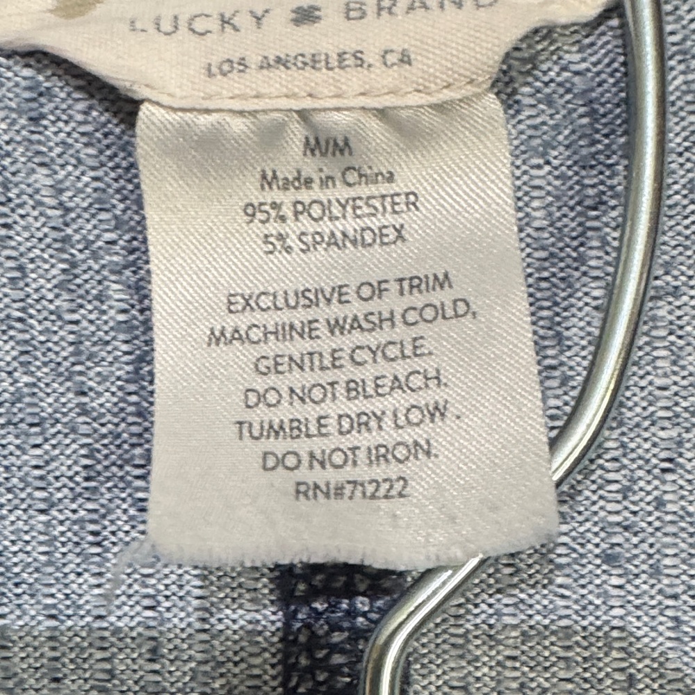 Lucky Brand Navy Star Pajama Set with Blue and Cream Stars - Picture 2 of 11